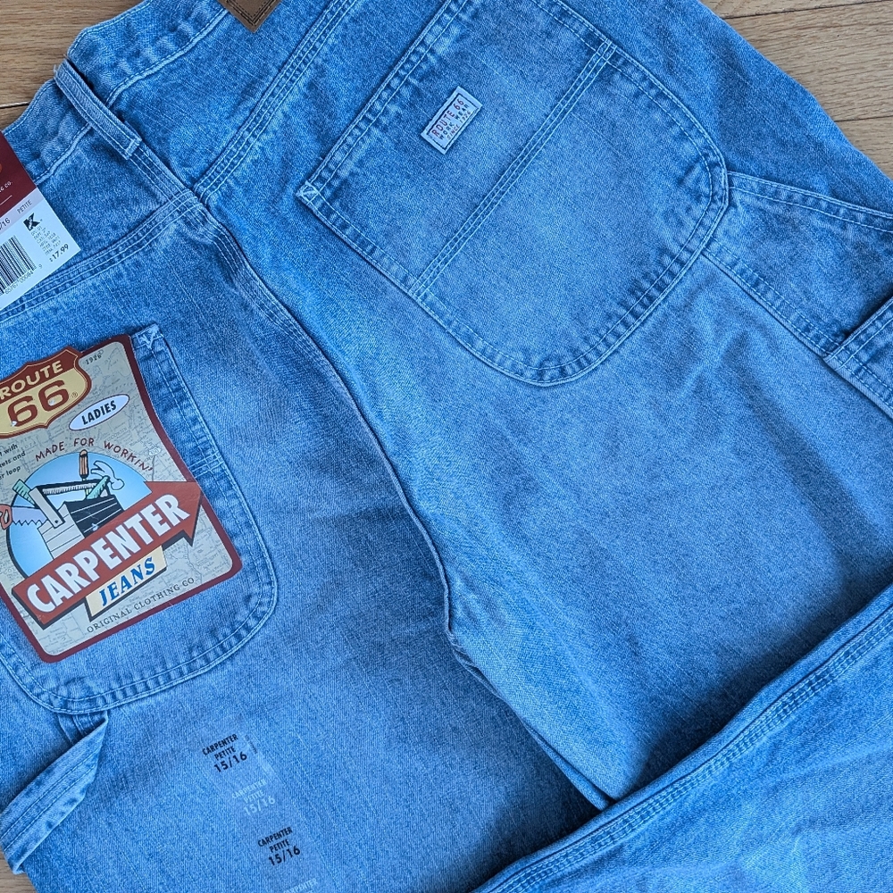 Vintage Y2K Route 66 High Rise Carpenter Utility Jeans